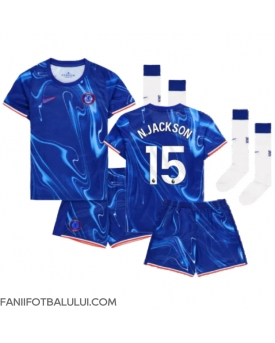 Chelsea Nicolas Jackson #15 Echipament de Fotbal Replică 2024-25 Copii Acasa (+ Șorturi)